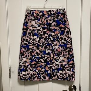 JCrew floral pencil skirt